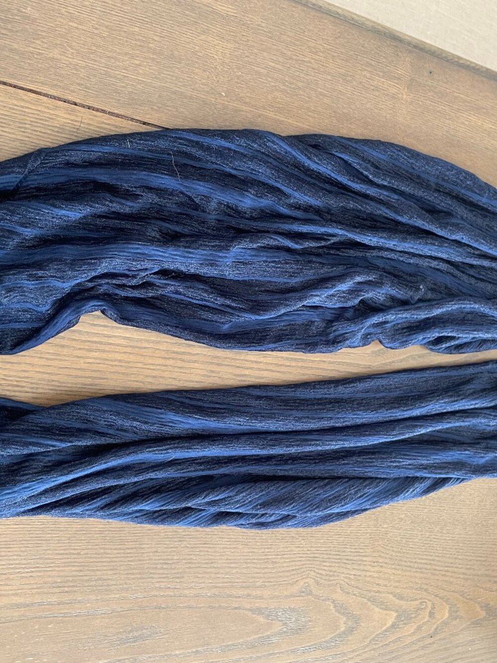 Scarf Blue Striped Infinity
